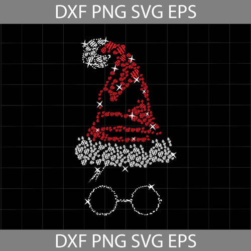 Sorting Hat Svg, Harry Potter Wizard Hat Svg, Witch Hat Svg