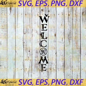 Welcome Sign Svg, Cricut File, Svg