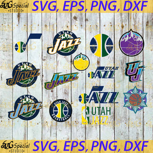 Utah Jazz Svg, Utah Jazz, Utah Jazz Basketball, Basketball Svg, Sport Svg, Bundle, Cricut File, Clipart, Basketball Mom Svg, Love Basketball Svg, Png, Eps, Dxf