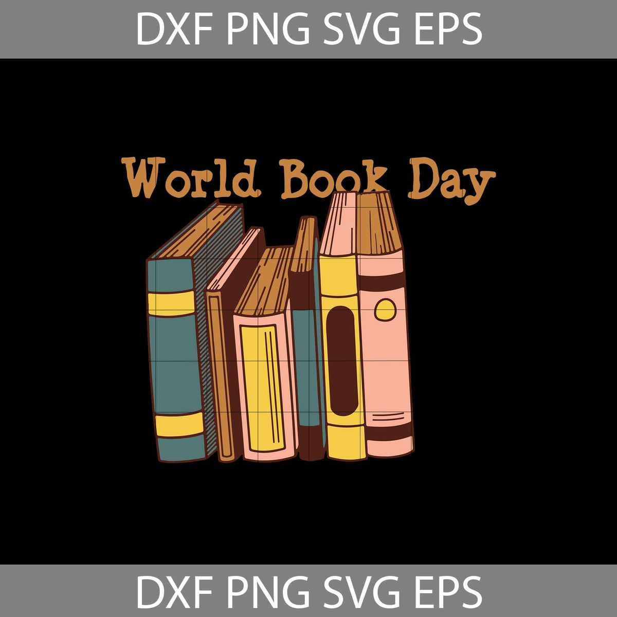 World Book Day Svg, Reading Book Day Svg, Cricut File, Clipart, Svg 