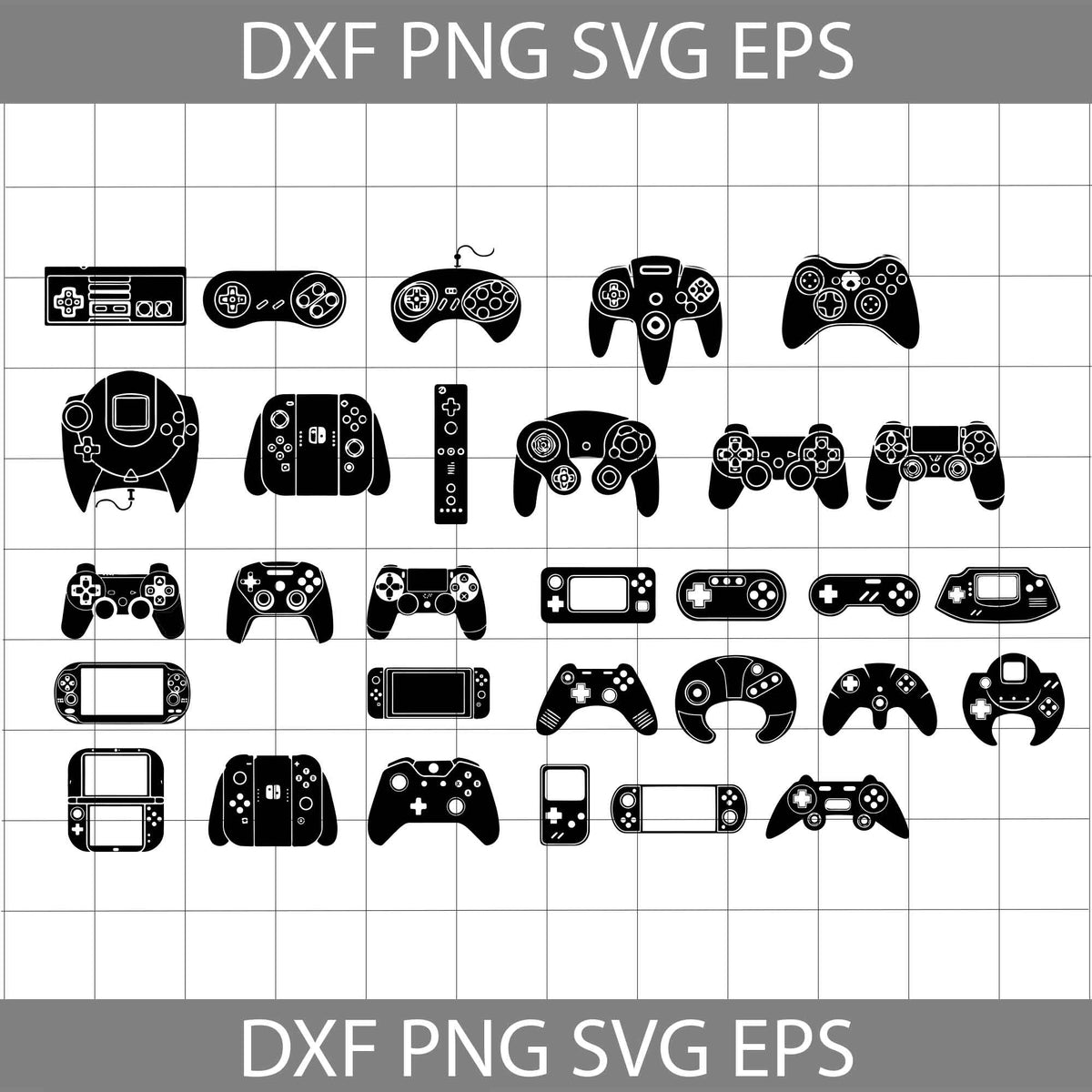 Game controller svg, Gamer svg, Gaming svg, Xbox controller svg, PS4 ...