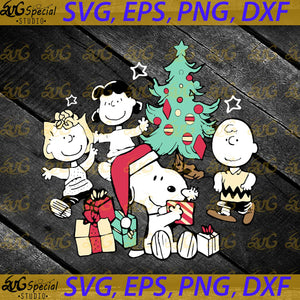 Snoopy Friends Svg, Snoopy Christmas, Charlie Brown Christmas, Peanuts Christmas, Christmas Svg, Cricut File, Clipart, Snoopy Svg, Png, Eps, Dxf
