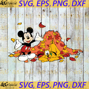 Happy Thanksgiving Mickey Mouse Svg, Cricut File, Clipart, Mickey Svg, Fall Svg, Thanksgiving Svg, Disney Fall Svg, Png, Eps, Dxf
