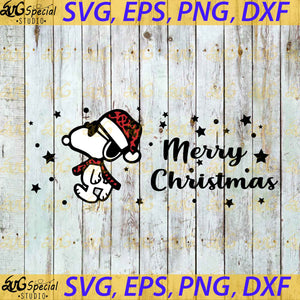 Snoopy Merry Christmas Svg, Merry Christmas Svg, Christmas Snoopy Svg, Christmas Svg, Cricut File, Clipart, Snoopy Svg, Png, Eps, Dxf