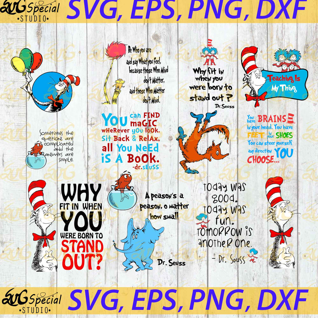 Dr seuss Svg, Dr Seuss Cute Svg, Bundle, Coffee Svg, Dr seuss, Cricut File, Clipart, Little Miss Thing Svg, Png, Eps, Dxf2
