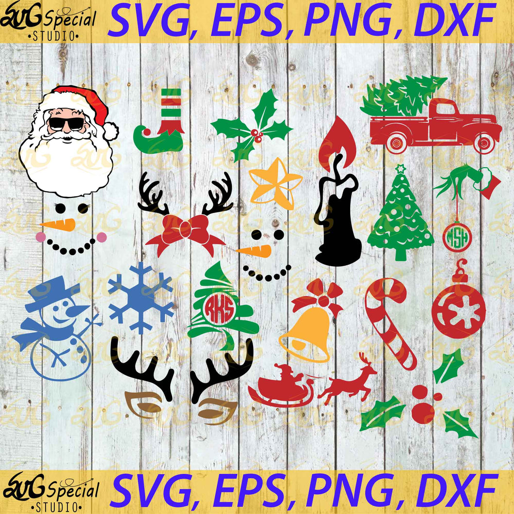 Merry Christmas svg, Grinch Svg, Bundle, Funny Svg, Christmas Svg, Christmas tree Svg, Deer svg, Cricut File, Clip Art, Png, Eps, Dxf