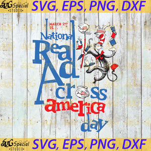 National read Across America day svg, Reading svg, Dr. Seuss Svg, Happy Birthday Dr. Seuss Svg, Cricut File, Clipart, Readbook Svg, Cat In The Hat Svg, Green Eggs Svg, Png, Eps, Dxf