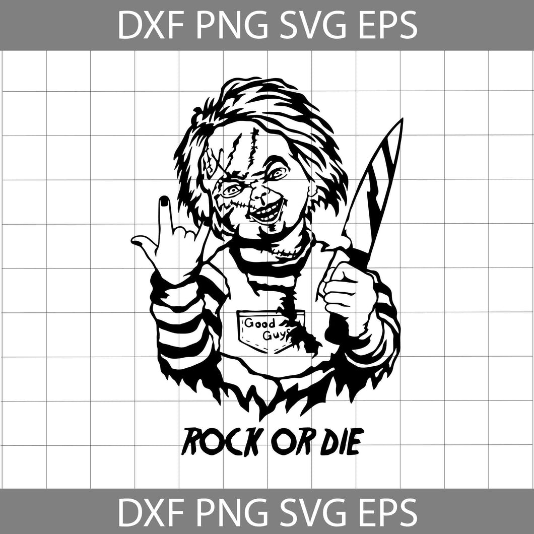 Chucky Rock And Roll svg, Chucky Horror Movie svg, Honnor Movie Svg, halloween svg, cricut file, clipart, svg, png, eps, dxf