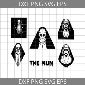 The Nun Svg, Bundle, Movie Svg, Halloween Svg, Halloween Gift svg, Funny, Cuties, Horror SVg, Cricut File, Clipart, Svg, Png, Eps, Dxf
