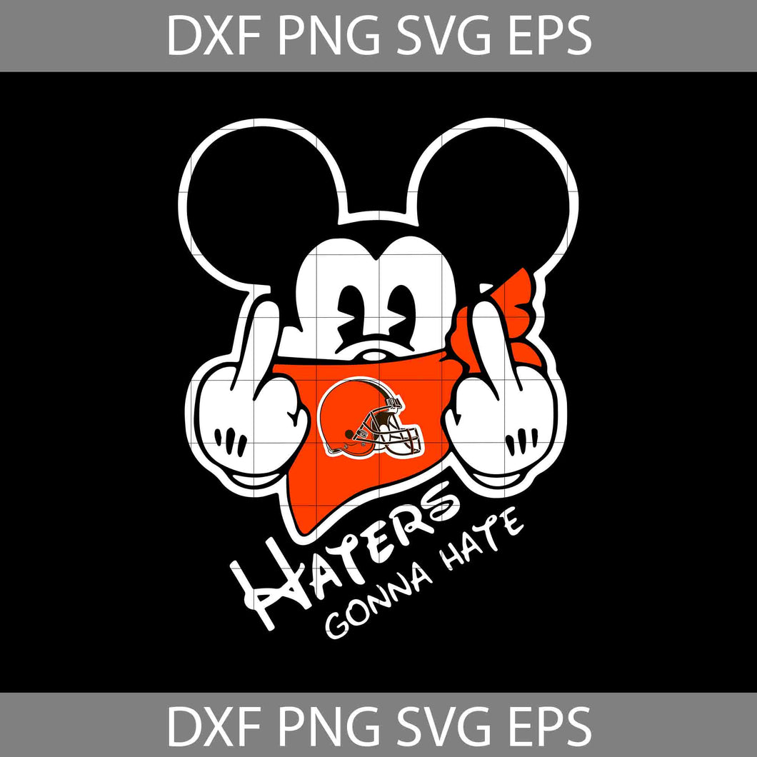 Mickey Haters Gonna Hate  Svg, Cricut File, Clipart, Svg, Png, Eps, Dxf