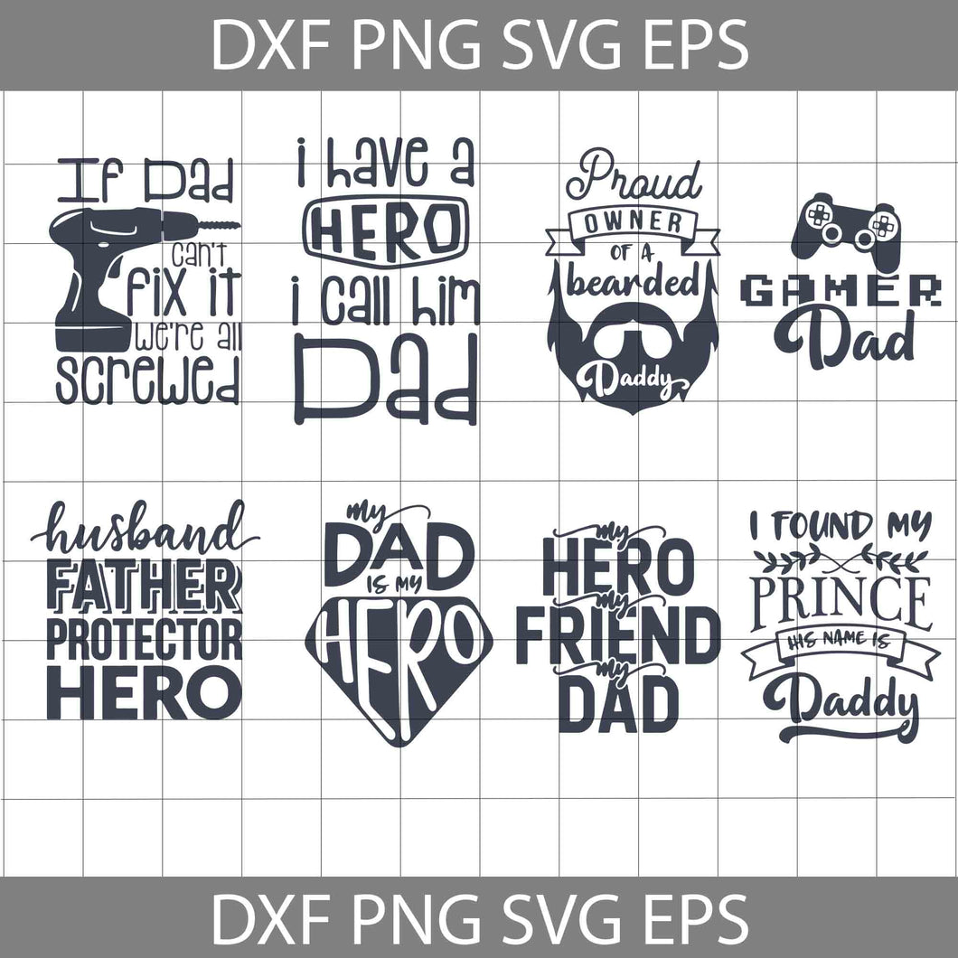 Gamer Dad Svg, Hero friend Dad Svg, Dad Svg, Father's day Svg, cricut file, clipart, svg, png, eps, dxf