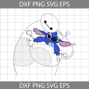 Baymax and Stitch Svg, Cartoon Svg, Cricut File, Clipart, Svg, Png, Eps, Dxf