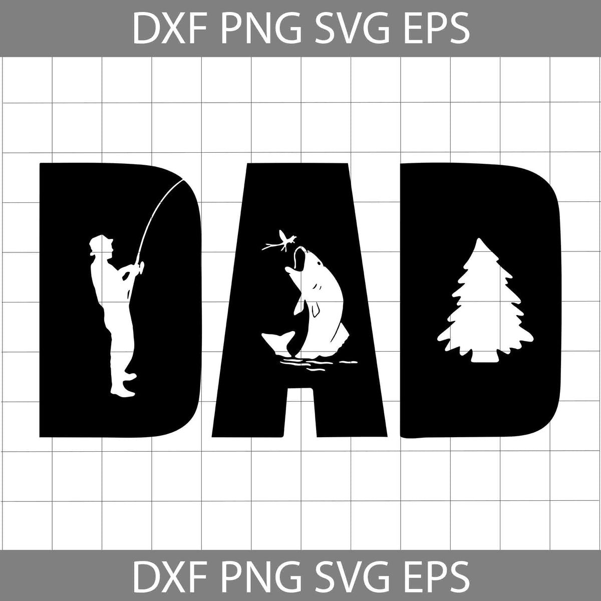 Dad Fishing Svg, Fishing Svg, Father's day svg, cricut file, clipart ...