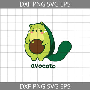 Avocado Cat Svg, Avocado svg, Fruit Svg, Cricut File, Clipart, Svg, Png, Eps, Dxf