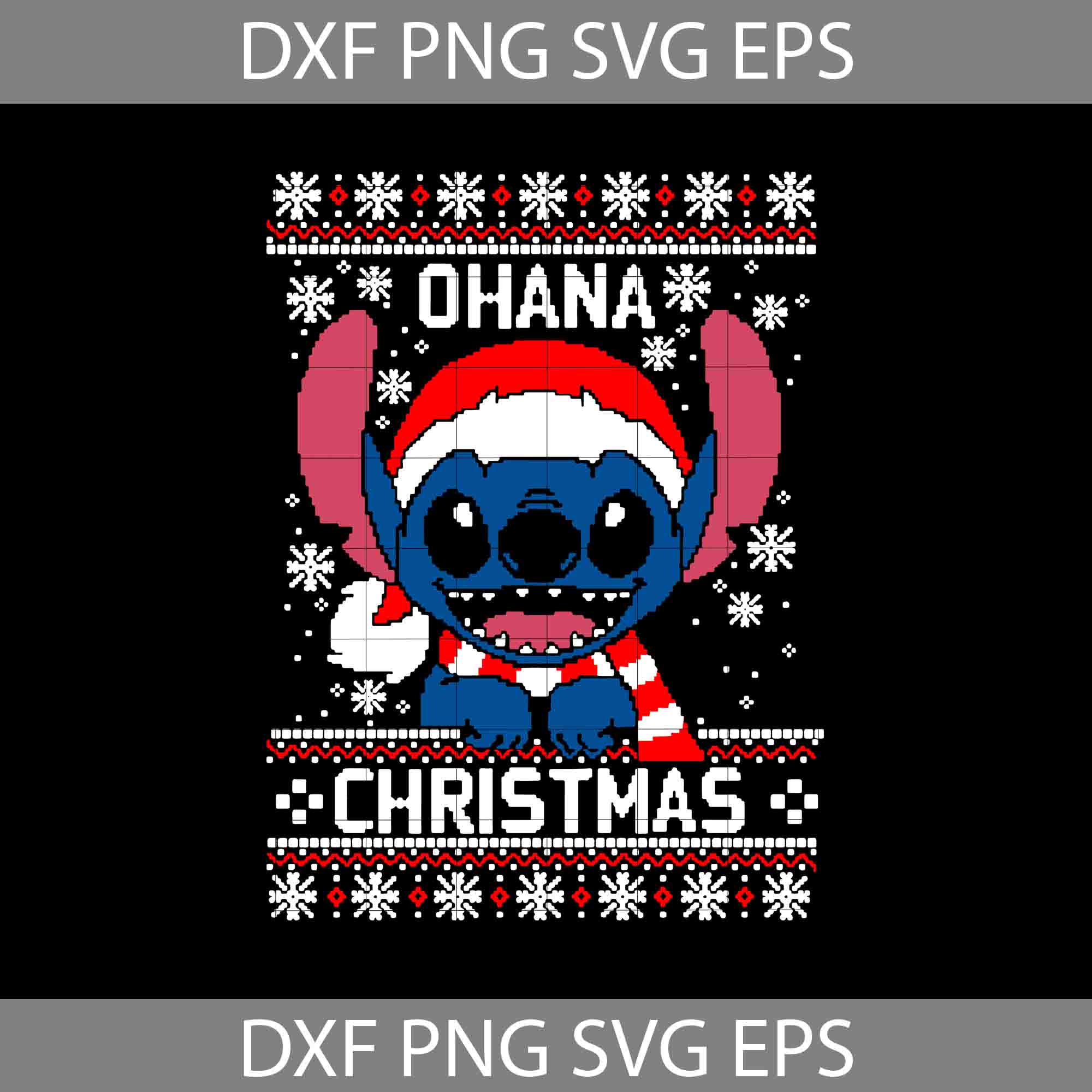 Funny Stitch Disney Christmas,Christmas Svg, Cricut File - Inspire