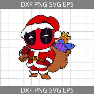 Deadpool Svg, Cartoon Svg, Christmas Svg, Gift Svg, Cricut File, Clipart, Svg, Png, Eps, Dxf