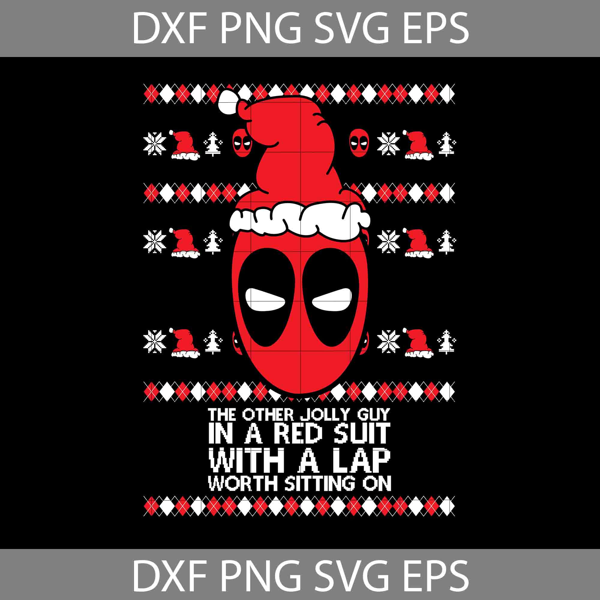 Merry Chimichangas Hanging Svg, Deadpool Svg, Cartoon Svg, Christmas Svg,  Gift Svg, Cricut File, Clipart, Svg, Png, Eps, Dxf