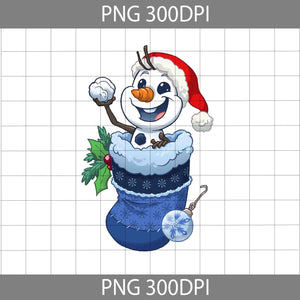 Olaf Santa Png, Frozen Png, Cartoon Png, Christmas Png, Gift Png, Gift Png, Png Images 300dpi