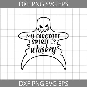 My Favorite Spirit Is Whiskey Svg, Ghost Svg, Halloween Svg, Halloween Gift Svg, Funny, Cuties, Horror SVg, Cricut File, Clipart, Svg, Png, Eps, Dxf