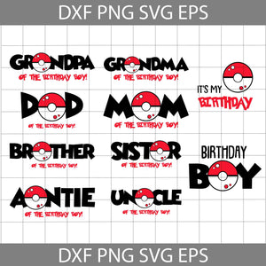 Grandpa of birthday boy svg, It's my birthday svg, Birthday boy svg, Birthday svg, cricut file, clipart, bundle, svg, png, eps, dxf