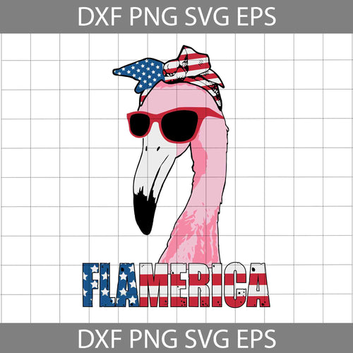 Flamigo Svg, Flamerica svg, 4th Of July Svg, Cricut file, clipart, svg, png, eps, dxf