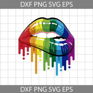 LGBT pride lips svg, gay pride svg, gay pride lips svg, lgbt pride svg, lgbt svg, Cricut file, clipart, Sihouette cameo, svg, png, eps, dxf