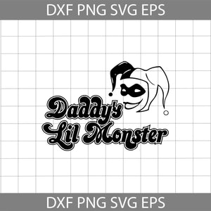Daddy’s Lil Monster Svg, Superhero Svg, Dad svg, Father's Day svg, cricut file, clipart, svg, png, eps, dxf