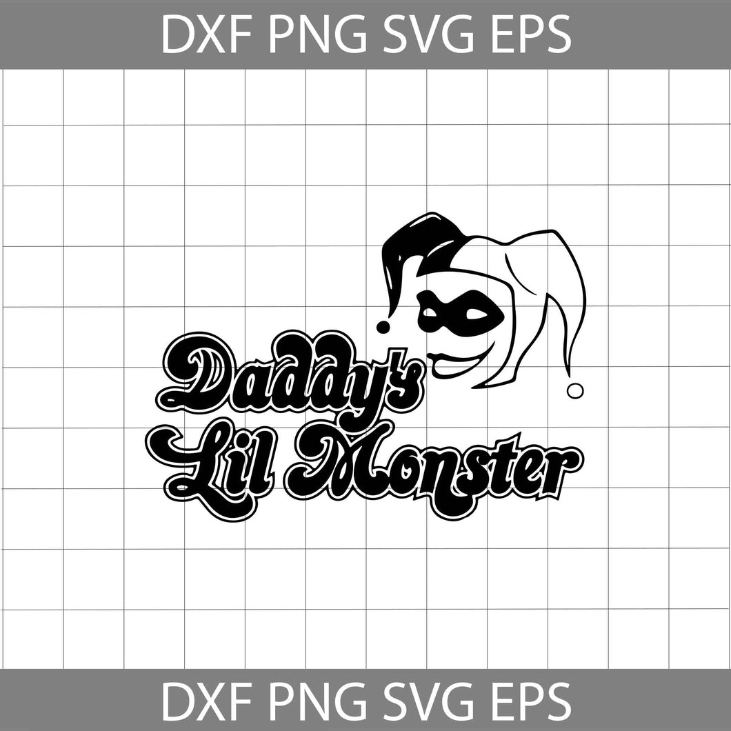 Daddy’s Lil Monster Svg, Superhero Svg, Dad svg, Father's Day svg, cricut file, clipart, svg, png, eps, dxf