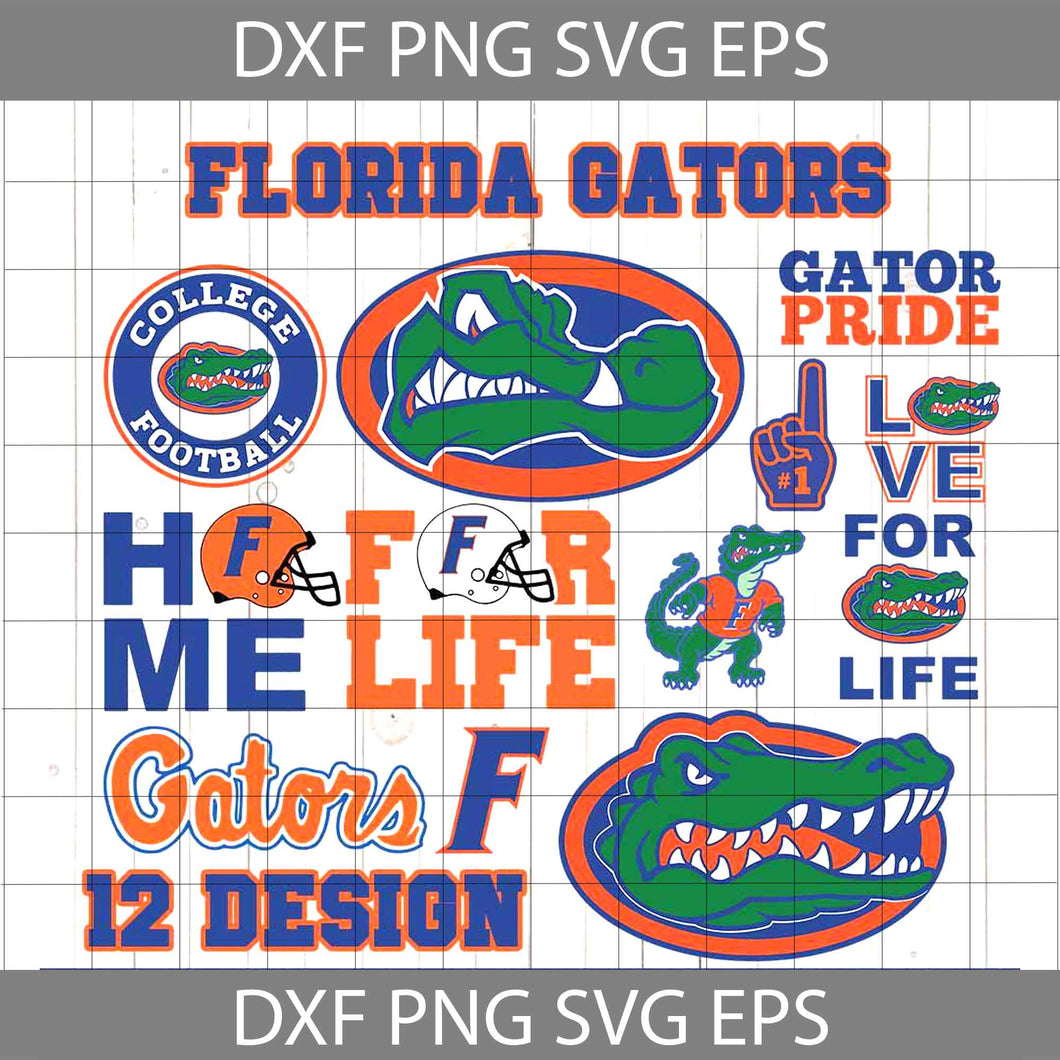 Florida Gators svg, Cricut file, clipart, bundle, Love football, love sport, football svg, NFL svg, png, eps, dxf