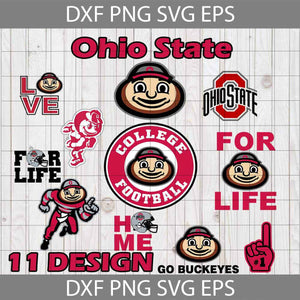 Ohio State Svg, Cricut file, clipart, bundle, Love football, love sport, football svg, NFL svg, png, eps, dxf