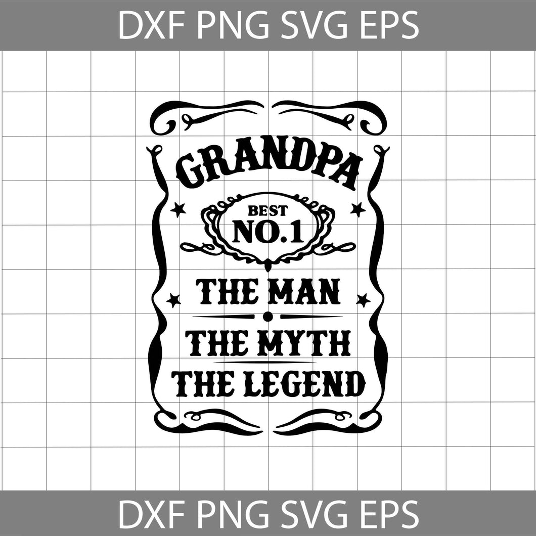 Grandpa best no 1 the man the myth the legend svg, Dad Svg, Father Svg, Father's day svg, cricut file, clipart, svg, png, eps, dxf