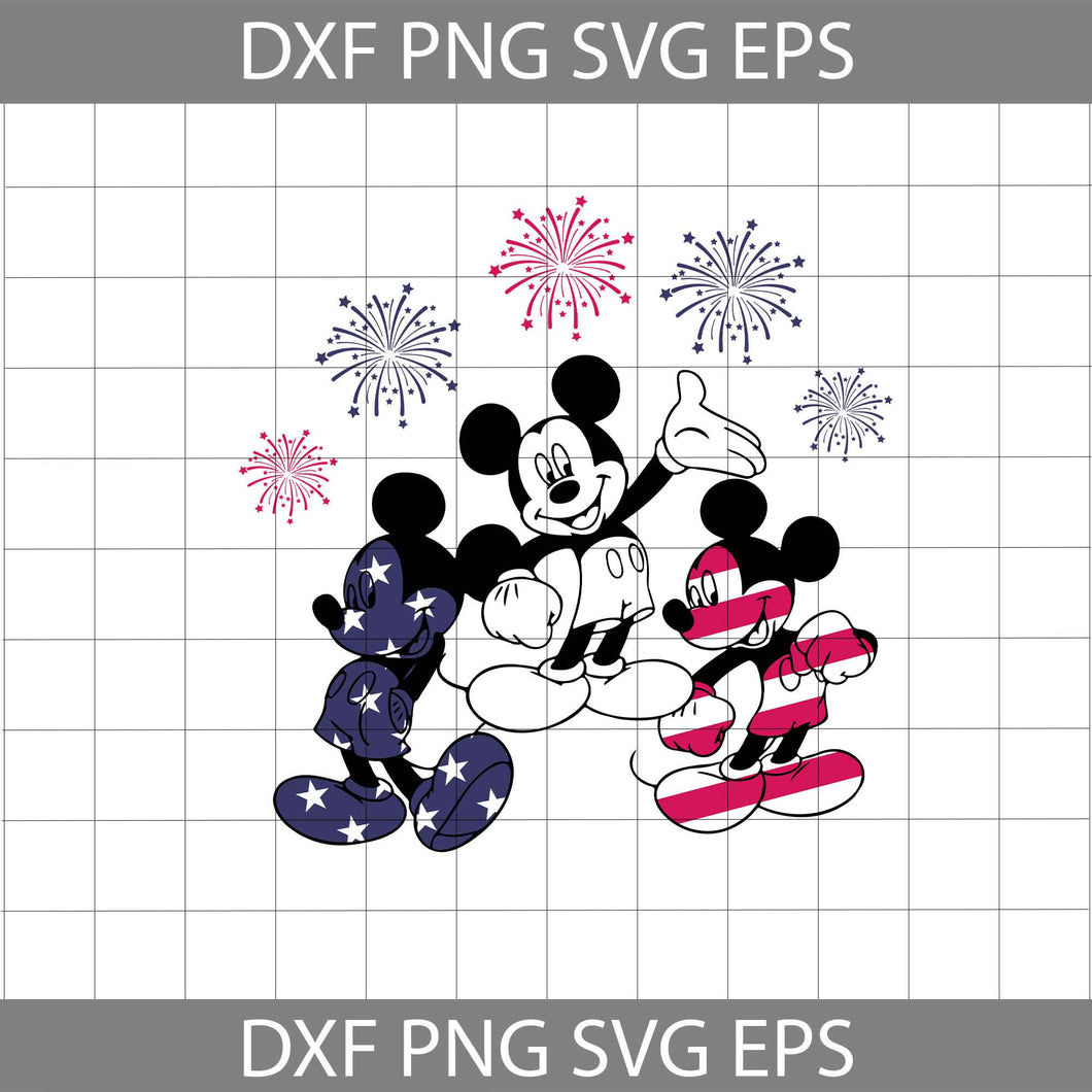 Mickey Mouse American Flag svg, America svg, 4th of July Svg, cricut file, clipart, svg, png, eps, dxf