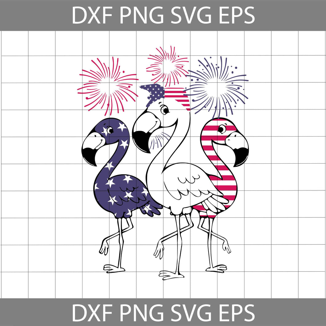 American Flamingo Svg, America Svg, 4th of July Svg, crciut file, clipart, svg, png, eps, dxf