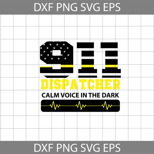 911 Svg, Dispatcher Svg, Job svg, cricut file, clipart, svg, png, eps, dxf