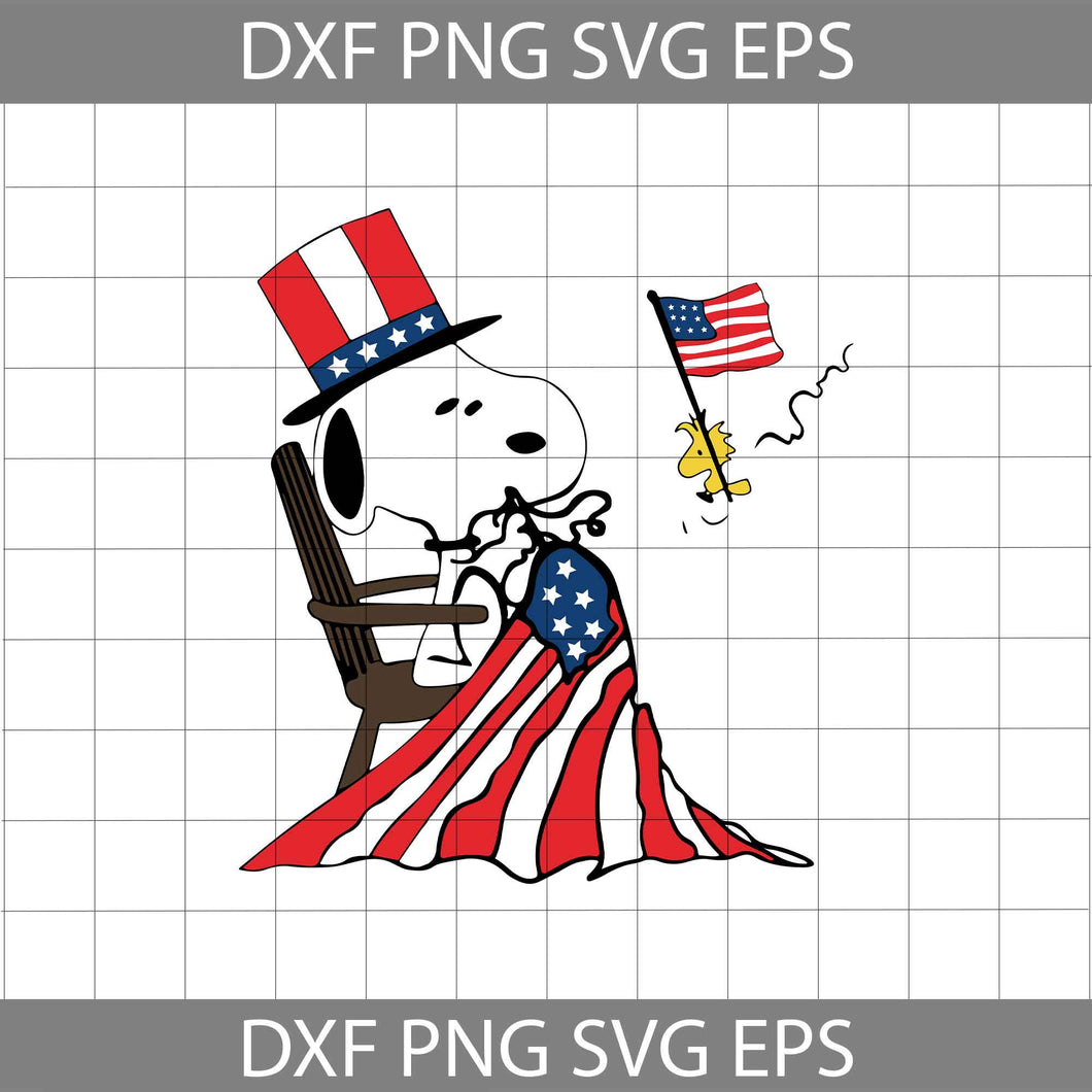 Snoopy Independence Day svg, 4th Of July svg, Independence Day svg, American flag svg, crciut file, clipart, svg, png, eps, dxf