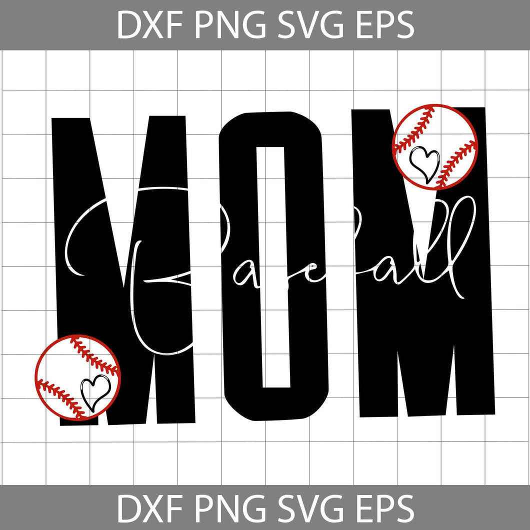 Baseball Mom Svg, Baseball Svg, Mom Svg, Mother svg, mother's day svg, cricut file, clipart, svg, png, eps, dxf