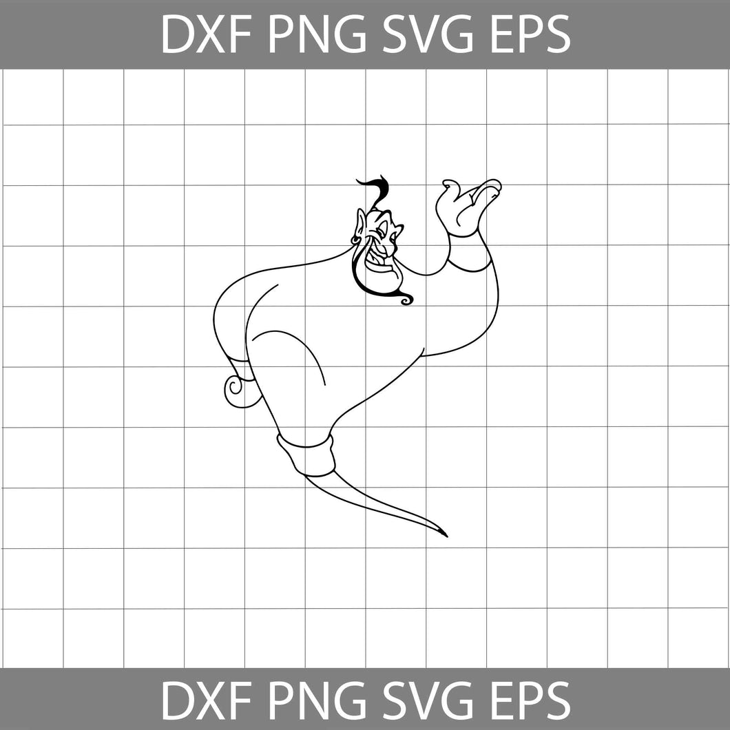 Aladdin svg, Genie svg, Funny svg, Disney svg, cricut file, clipart, svg, Png, eps, dxf