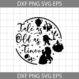 Tale as old as time svg, Beauty and the beast Svg, disney svg, cricut file, clipart, svg, png, eps, dxf