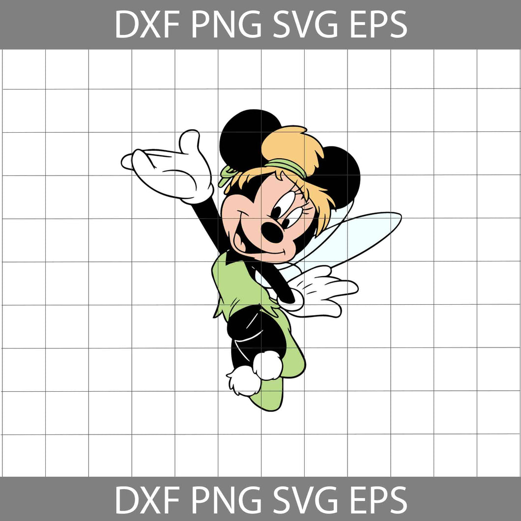 Minnie Mouse Svg, Tinkerbell Svg, cartoon Svg, Halloween svg, Halloween Gift Svg, Cricut File, Clipart, Svg, Png, Eps, Dxf