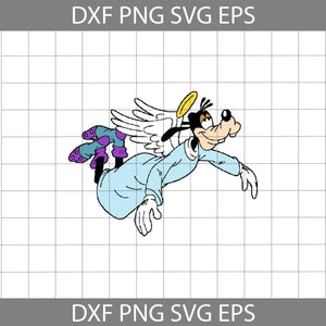 Goofy As An Angel Svg, Mickey and Friends Svg, cartoon Svg, Halloween svg, Halloween Gift Svg, Cricut File, Clipart, Svg, Png, Eps, Dxf