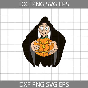 Witch Holding Pumpkin Svg, Snow White Svg, cartoon Svg, Halloween svg, Halloween Gift Svg, Cricut File, Clipart, Svg, Png, Eps, Dxf