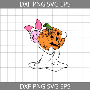 Piglet Pumpkin Svg, Pig Cuties svg, Halloween svg, Halloween Gift svg, Cricut File, Clipart, svg, png, eps, dxf