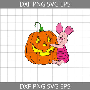 Piglet Pumpkin Svg, Pig Cuties svg, Halloween svg, Halloween Gift svg, Cricut File, Clipart, svg, png, eps, dxf