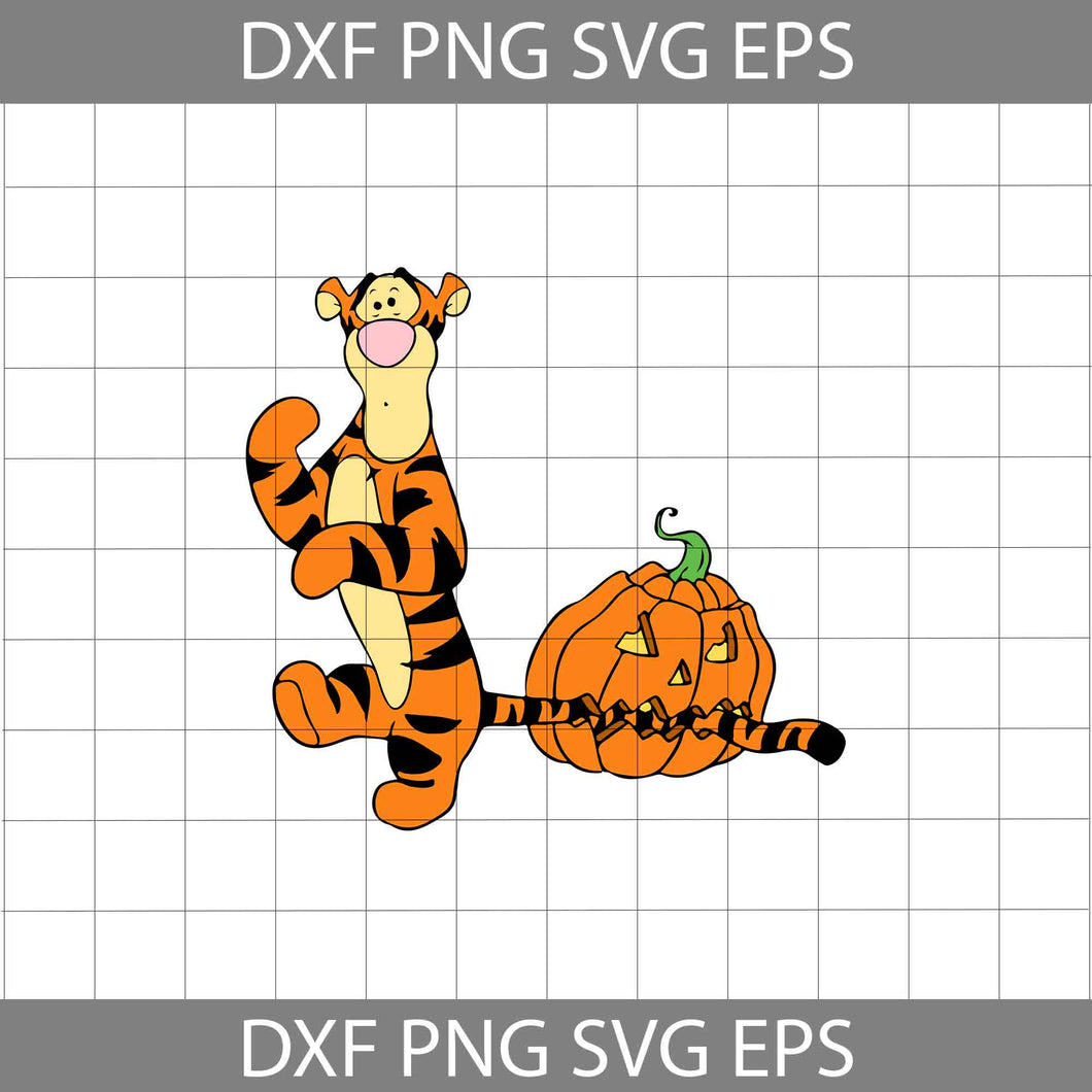 Tiger Cosplay Svg, Winnie The Pooh Svg, Tiger Cuties svg, Halloween svg, Halloween Gift svg, Cricut File, Clipart, svg, png, eps, dxf