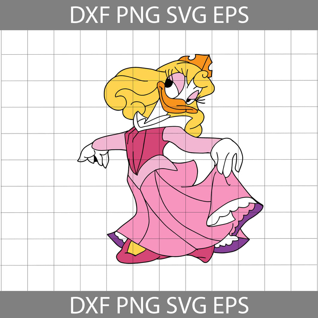 Daisy Duck Aurora cosplay svg, Duck Cuties Svg, Halloween svg, Halloween Gift svg, Cricut File, Clipart, svg, png, eps, dxf