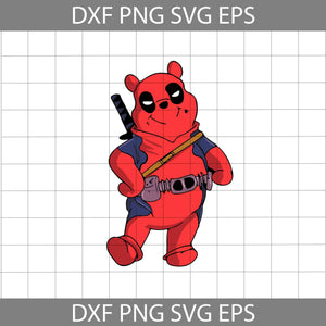 Pooh Cosplay Svg, Winnie The Pooh Svg, Bear Cuties svg, Halloween svg, Halloween Gift svg, Cricut File, Clipart, svg, png, eps, dxf