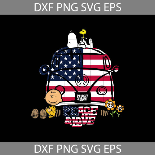 Snoopy and Charlie Brown peace Svg, Independence day 4th of July Snoopy Svg, 4th of July Svg, America Svg, Cricut file, clipart, svg, png, eps, dxf