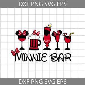 Disney Minnie Bar Svg, Mickey Mouse svg, Disney svg, Cricut file, clipart, svg, png, eps, dxf