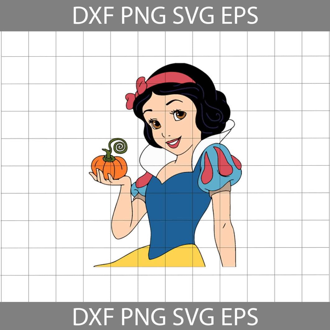 Snow white pumpkin svg, halloween svg, halloween gift svg, cricut file, clipart, svg, png, eps, dxf