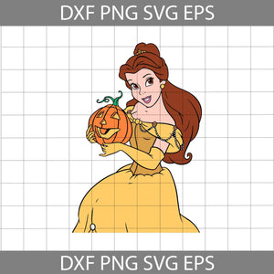 Belle Pumpkin SVg, halloween svg, halloween gift svg, cricut file, clipart, svg, png, eps, dxf